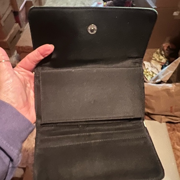 Giraffe print wallet check book holder with Bling - Picture 3 of 4